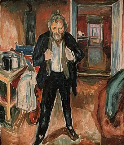 Self Portrait (in Distress) Edvard Munch